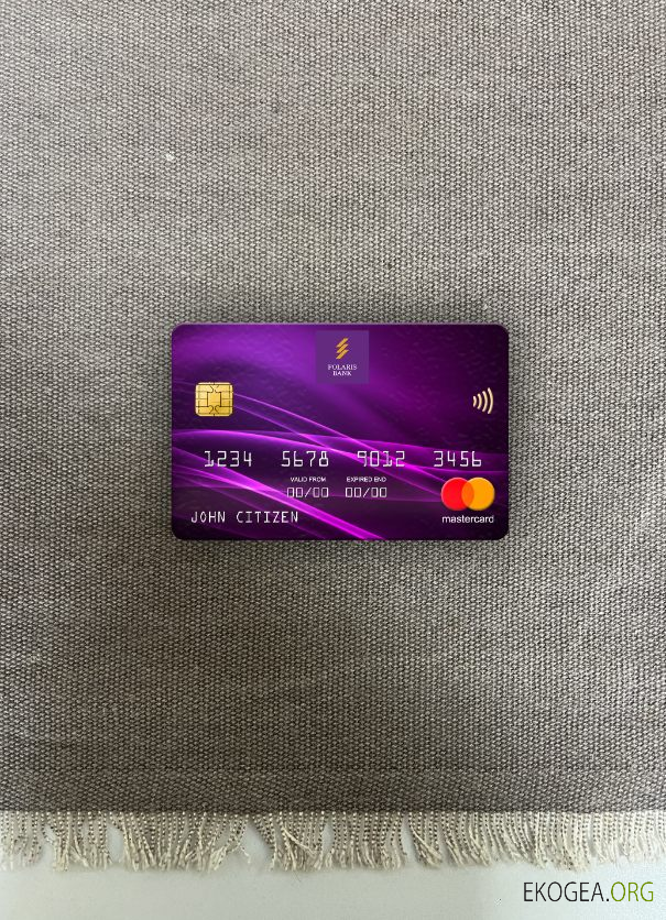 Nigeria Polaris Bank mastercard photolook recto